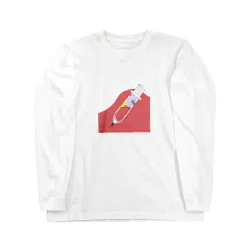 ITAKUNAI注射器ロンＴ Long Sleeve T-Shirt