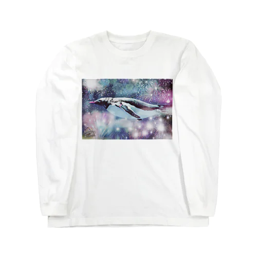 くるとんオリジナルデザインG.「夏のペンギン」 Long Sleeve T-Shirt