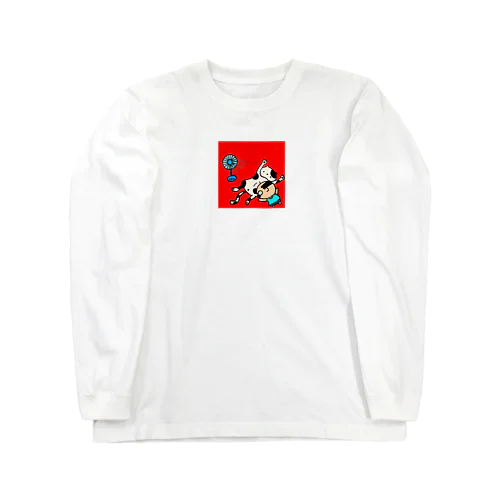 ねことおやじ Long Sleeve T-Shirt