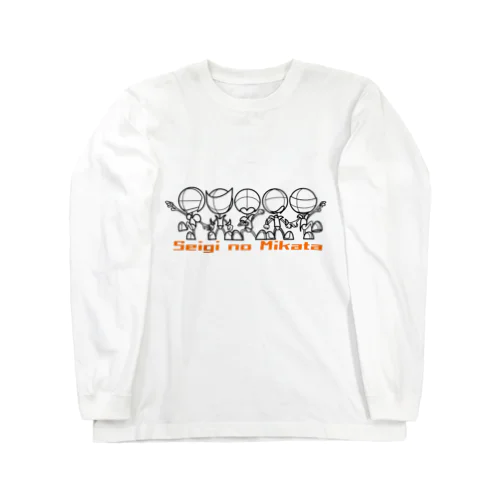 Seigi no Mikata 全員集合 Long Sleeve T-Shirt