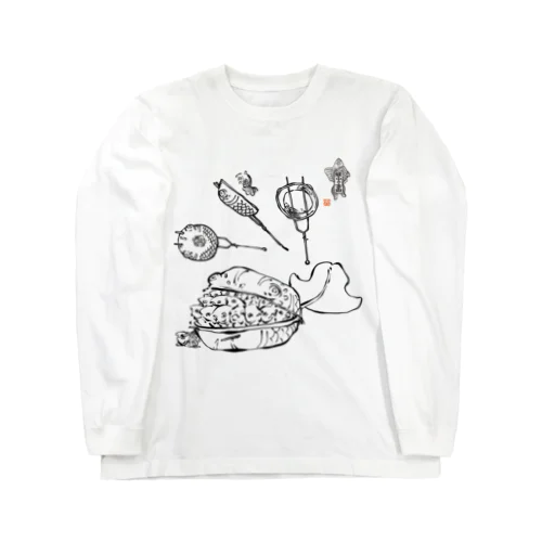 最中の金魚 Long Sleeve T-Shirt