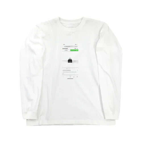 買い物依存症 Long Sleeve T-Shirt