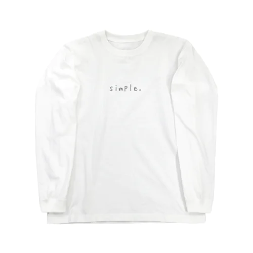 simple. Long Sleeve T-Shirt