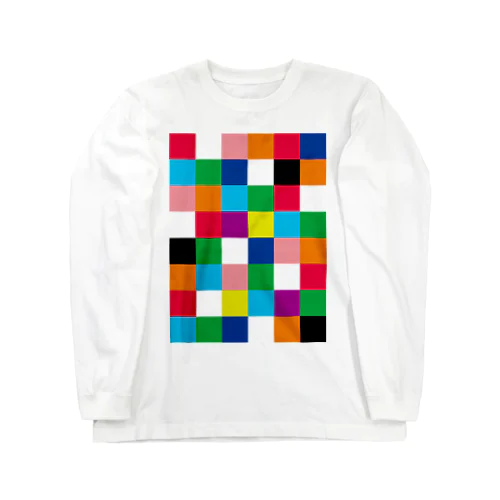 Crazy チェッカーフラッグ Long Sleeve T-Shirt