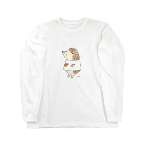 スイカTシャツはりねずみ Long Sleeve T-Shirt