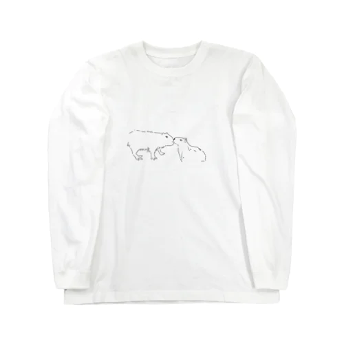 カピバラ親子 Long Sleeve T-Shirt