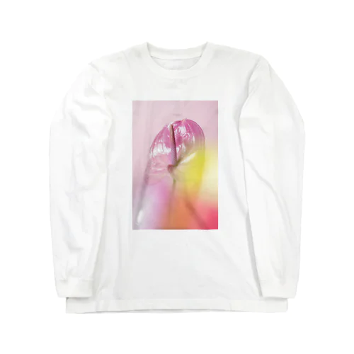 花の写真(アンスリウム) Long Sleeve T-Shirt