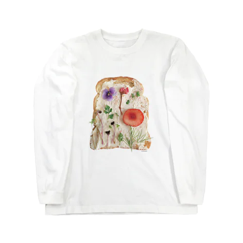 押し花トースト Long Sleeve T-Shirt