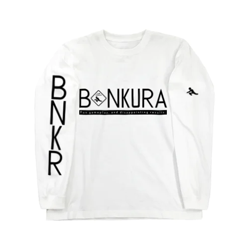 BONKURA TYPO BLK ロングスリーブTシャツ