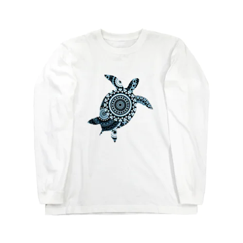 Sea turtle  ロングスリーブTシャツ