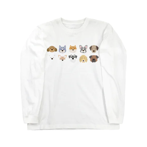 わんわん大集合（ゆる） Long Sleeve T-Shirt