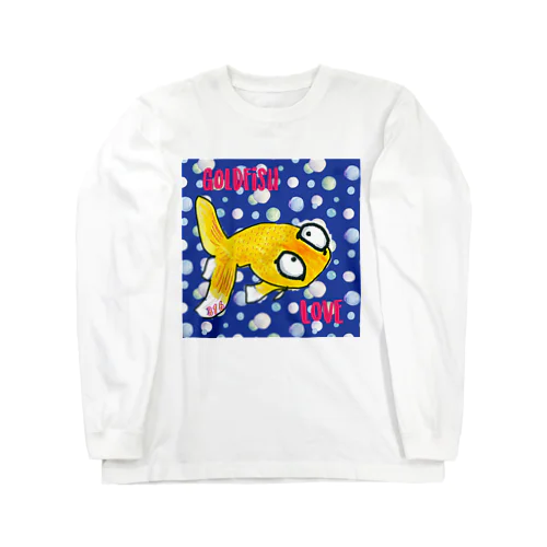 金魚の頂天眼ちゃん カラフル ロングスリーブTシャツ