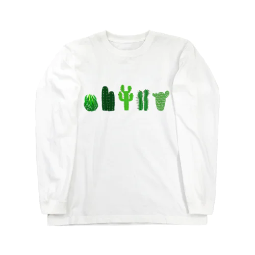 カクタス🌵サボテン🌵 ロングスリーブTシャツ