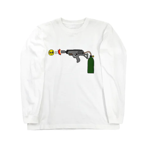 ぴえん放射器 ロングスリーブTシャツ