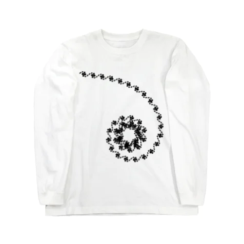 Fractal Curlicue Long Sleeve T-Shirt