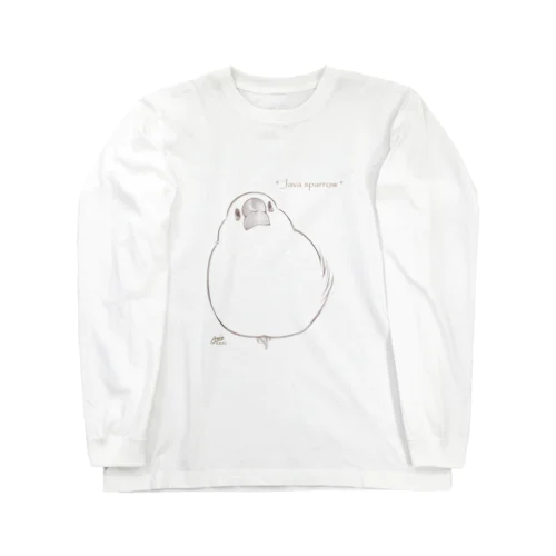 * Java sparrow * ロングスリーブTシャツ