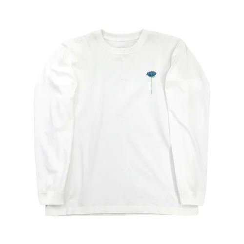 a rose(blue)_point Long Sleeve T-Shirt