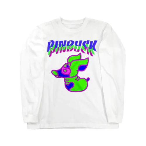 ミニピンダック (ネオングリーンVer.) Long Sleeve T-Shirt