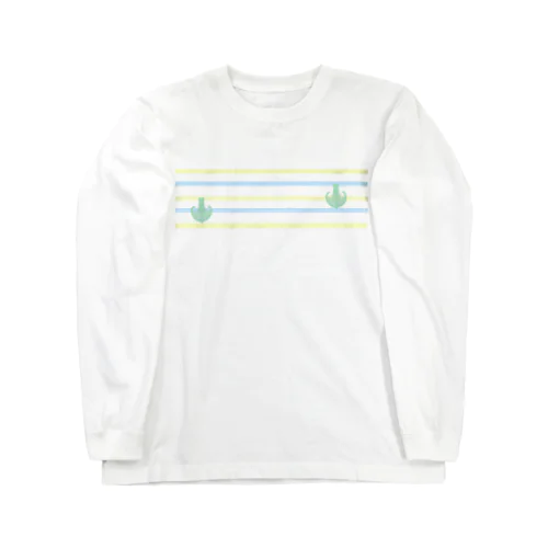 ジェラートラテアート～Landscape～ /パイナップル×ブルーハワイ Long Sleeve T-Shirt