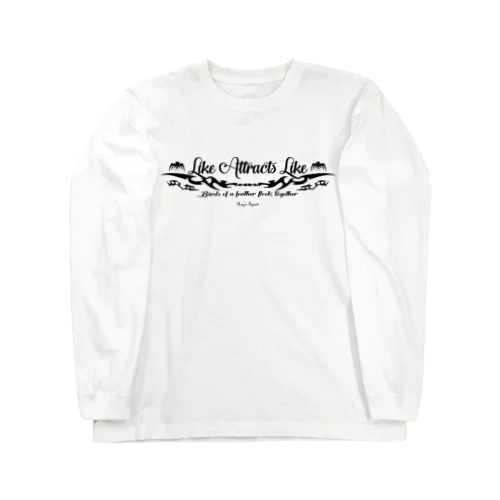 Like Attracts Like（BLACK） Long Sleeve T-Shirt