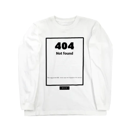 Not found 404 ロングスリーブTシャツ