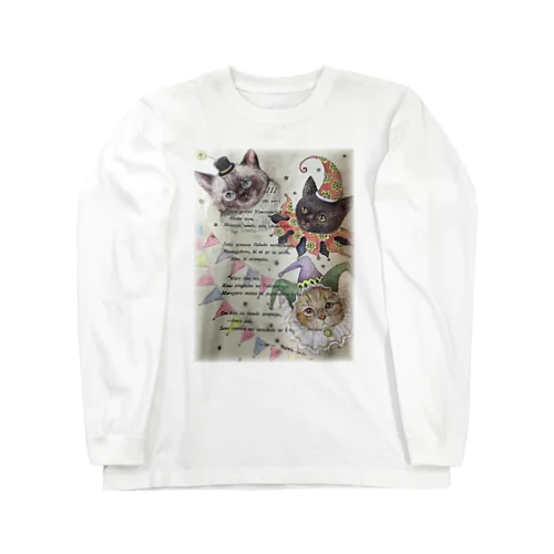 チョコ　ジジ　はっちゃん　三匹のサーカス Long Sleeve T-Shirt