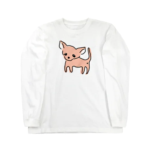 ゆるチワワ（オレンジ） Long Sleeve T-Shirt