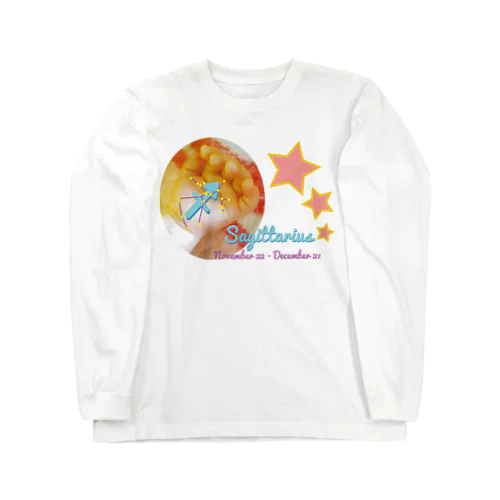 Sagittarius-いて座-ハッピーベイビーハンズ- Long Sleeve T-Shirt