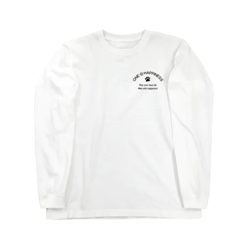 わんハピネス　ロゴ Long Sleeve T-Shirt