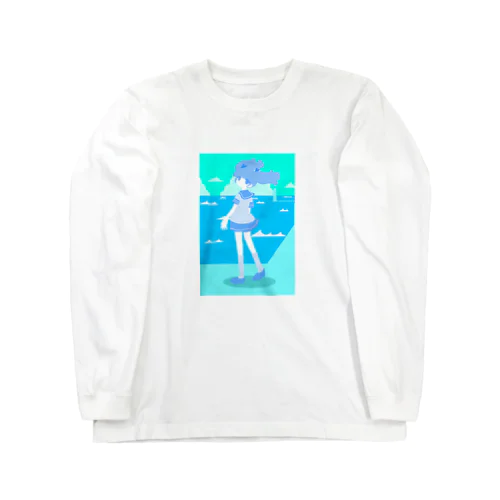 海とセーラー服 Long Sleeve T-Shirt