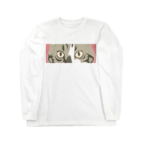 猫の目　桃色 Long Sleeve T-Shirt