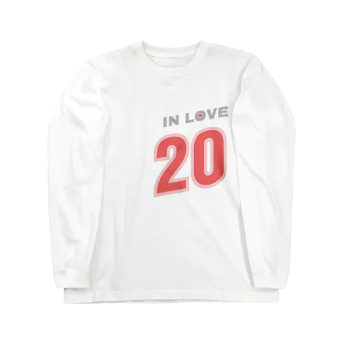 IN LOVE FROM【ペアルック左 - 20】 롱 슬리브 티셔츠