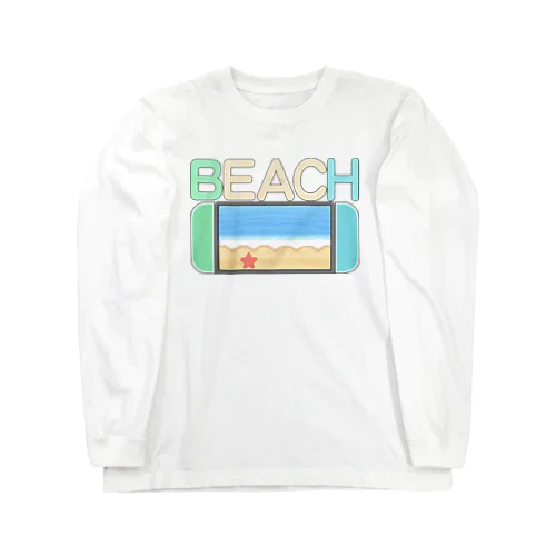 あつ森BEACH ロングスリーブTシャツ