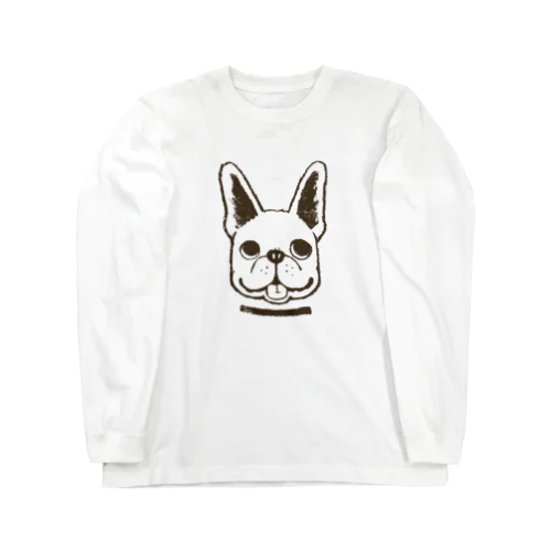 フレンチブルドックくん　ブラウン　 Long Sleeve T-Shirt