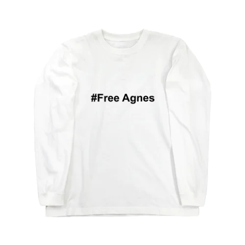 #Free Agnes ロングスリーブTシャツ