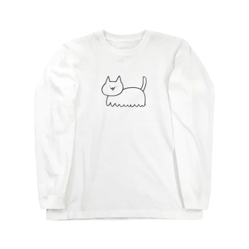 おいかわねこ ロングスリーブTシャツ