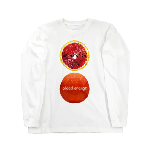 blood orange ロングスリーブTシャツ