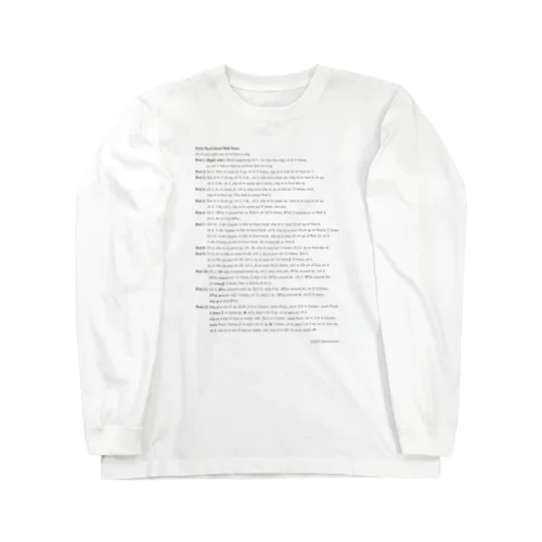 英文パターン Long Sleeve T-Shirt