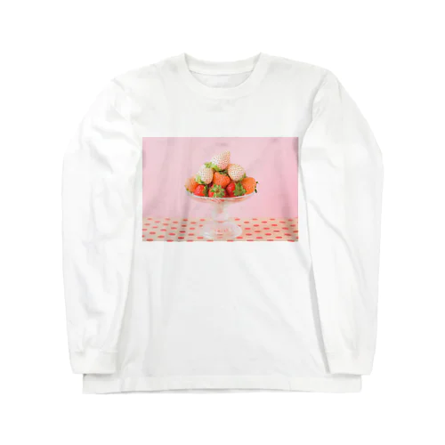 三色イチゴ Long Sleeve T-Shirt