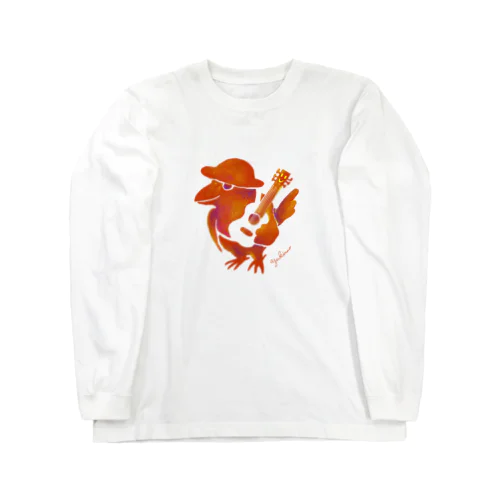 ギターカラス♪ Long Sleeve T-Shirt