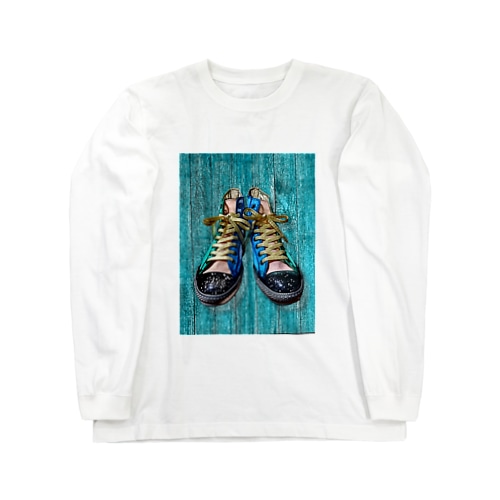 ハンドペイントスニーカーT Long Sleeve T-Shirt