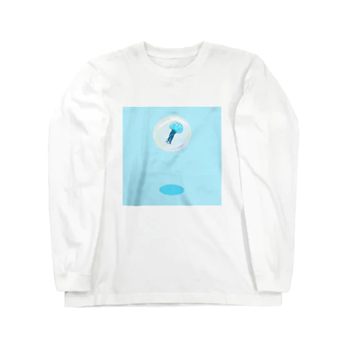 シャボン玉とクラゲ Long Sleeve T-Shirt