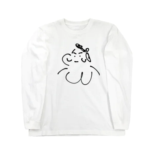 ✋( '-' ✋)ﾄﾞｽｺｲ Long Sleeve T-Shirt