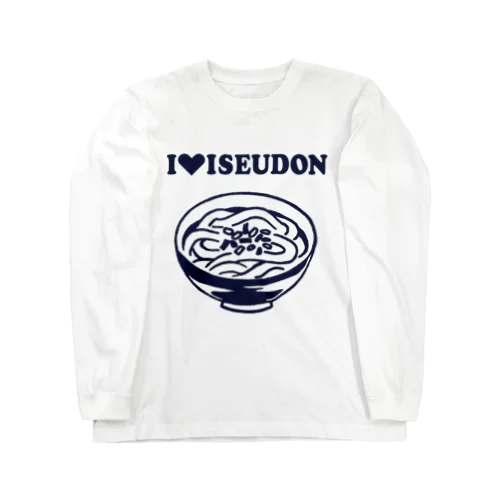 I♥ISEUDONモノクロ（田上千晶） ロングスリーブTシャツ