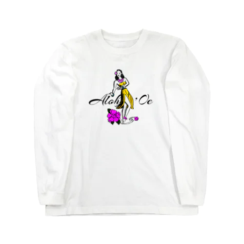 HULA GIRL Long Sleeve T-Shirt