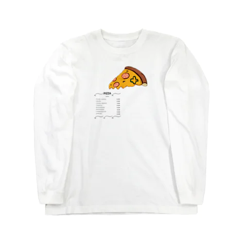 ピッツァのロングスリーブTシャツ Long Sleeve T-Shirt