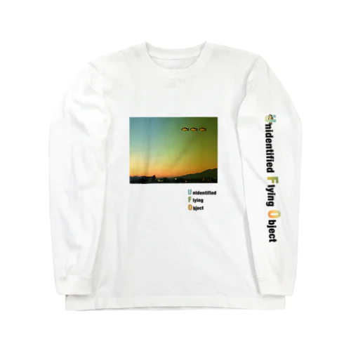 未確認飛行物体鯖似 Long Sleeve T-Shirt