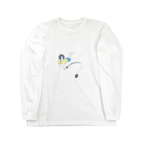 ドーナツを釣る子 Long Sleeve T-Shirt