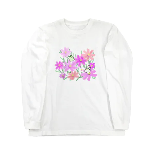 長老と秋桜 Long Sleeve T-Shirt