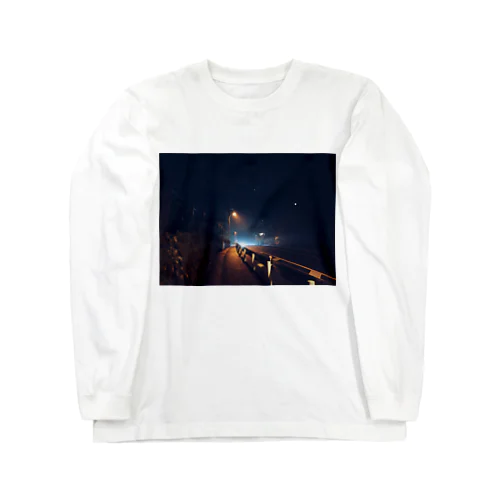 夜道のフォト Long Sleeve T-Shirt